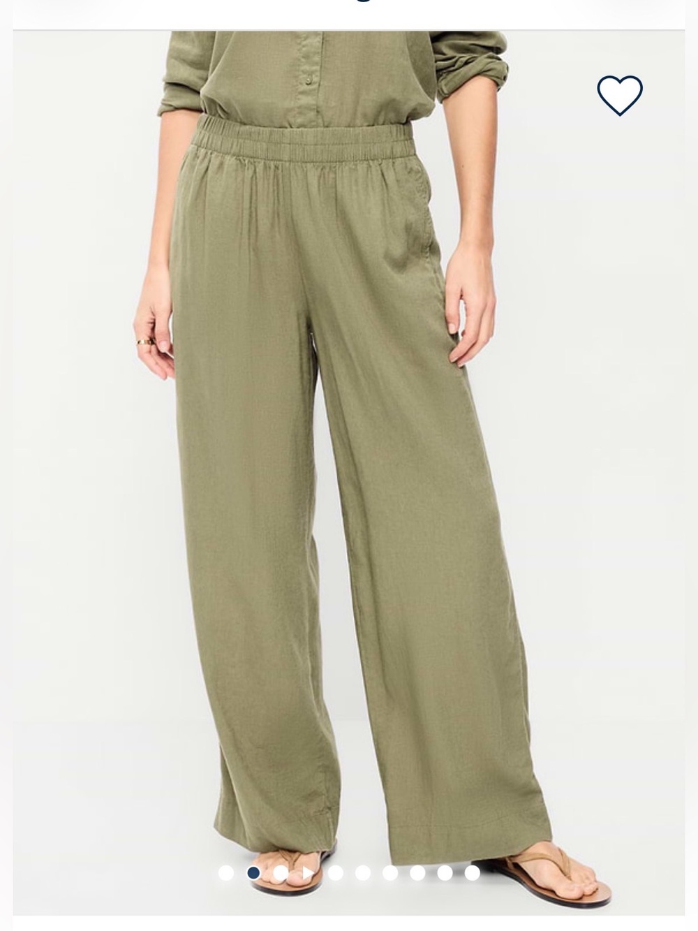 Old Navy Wide Leg Linen pants